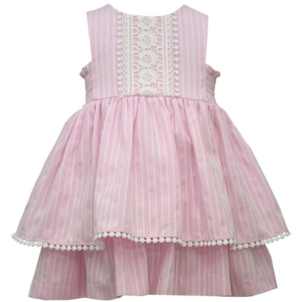 Iris & Ivy
Smocked Stripe Dress Set (Baby Girls)